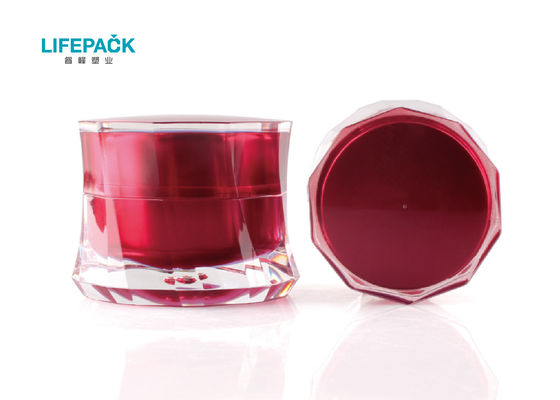 Fantezi Etek Şekilli Stil ile Akrilik Çift Katmanlı Boş Krem Kavanoz 50g